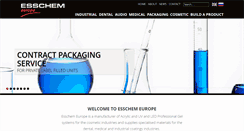 Desktop Screenshot of esschem-europe.com